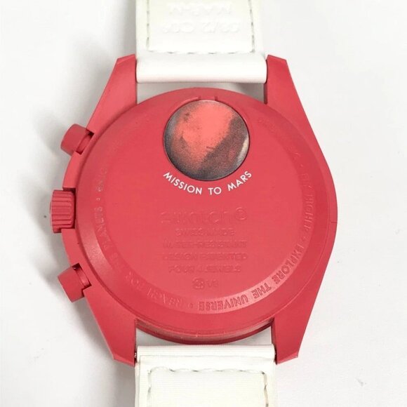 Swatch SO33R100 OMEGA collaboration Moon Swatch MISSION TO MARS Mars Wristwatch main image 9